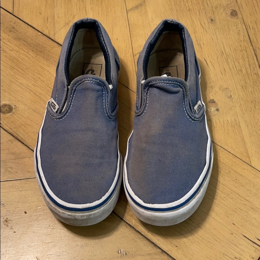 Vans classic slip on blue size 1
